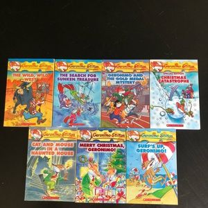 7 Geronimo Stilton books